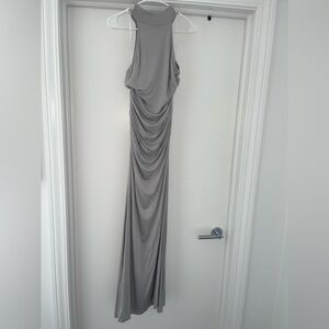Sen long grey dress